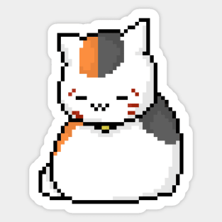 Nyanko-sensei Pixel Art Sticker